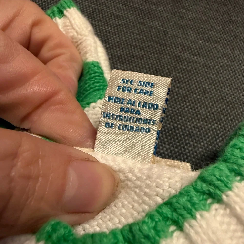 The Childrens Place Boys Argyle Sweater Vest Green Blue White 24 Months Cotton‎
